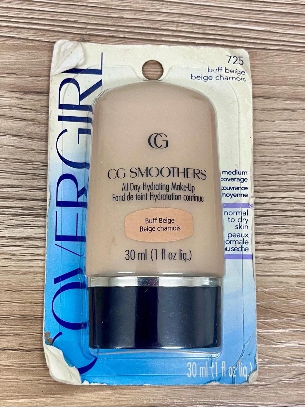 COVERGIRL CG Smoothers Foundation - All Day Hydrating Buff Beige Vintage 1 fl oz